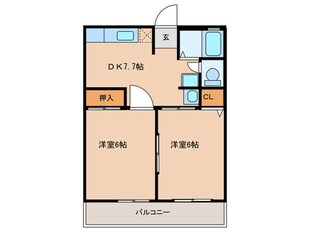 コスモスの物件間取画像